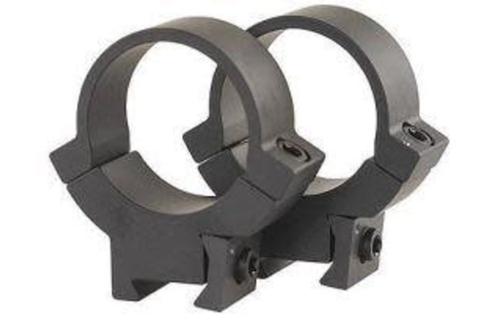 Warne 722M Rimfire Rings Steel 1" Tube Fixed High Matte 11mm&3/8"DT