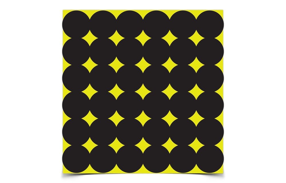 34115 Birchwood Casey Shoot N C 1" Black Pasters/Targets - 432 targets