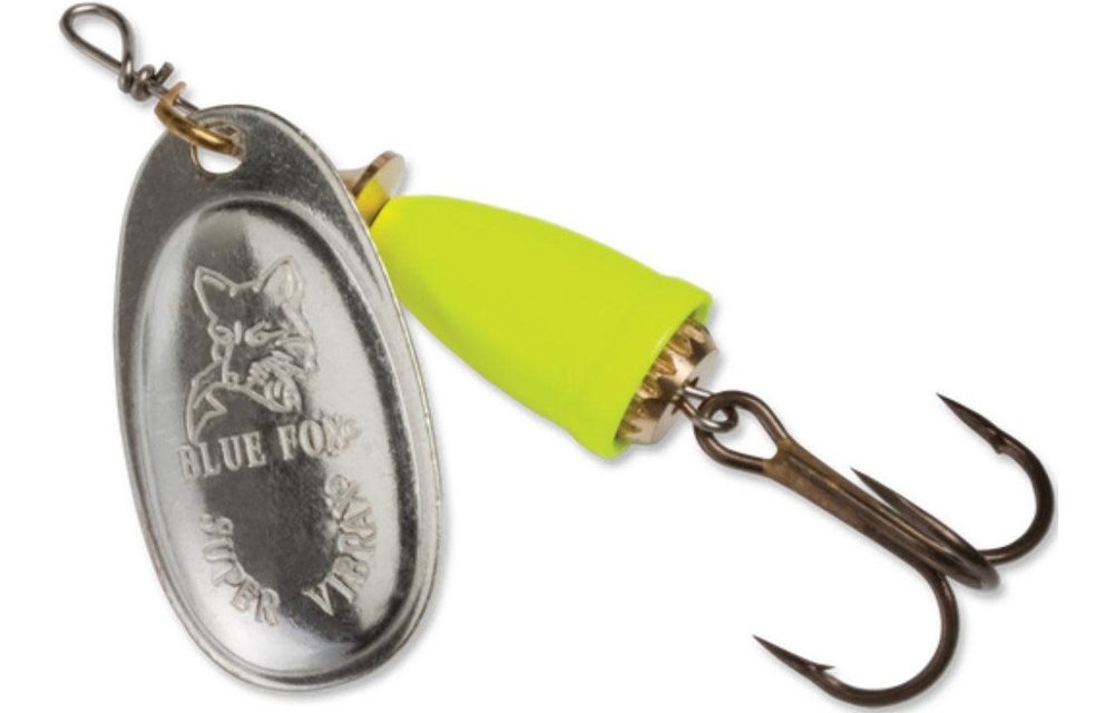 60-20-112IC Classic Vibrax 02 Painted 3/16 Silver / Fluorescent Yellow