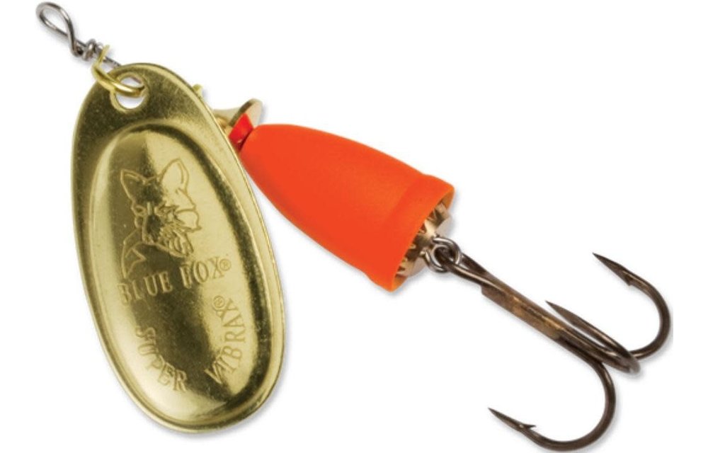 60-30-213IC Classic Vibrax 03 Painted 1/4 Gold / Fluorescent Red