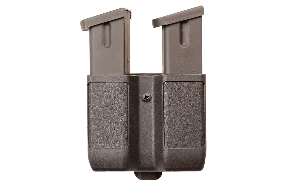 410610PBK Blackhawk Double Magazine Case - Dbl Row- Matte 9 mm /40 CAL/ .45 CAL