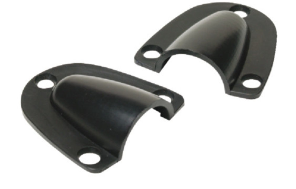 Black Molded Clam Shell - Large
