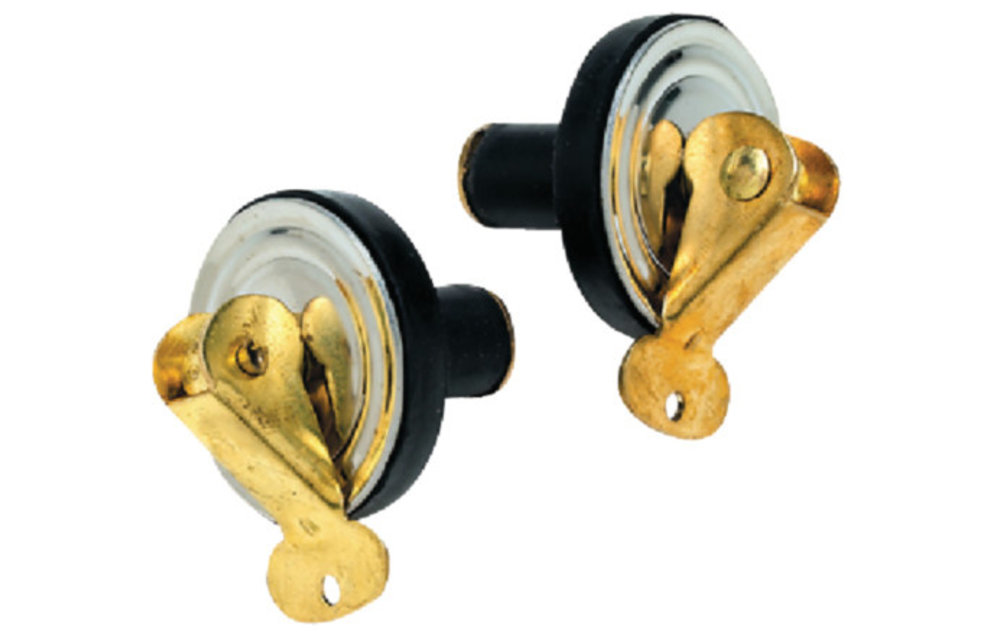 Baitwell Plug 5/8" Brass 2/Pk