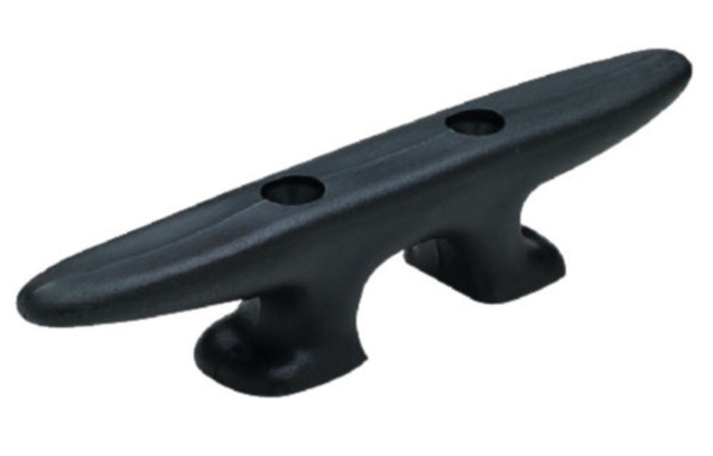 Seachoice Black Plastic Nylon Cleat, 8" Black
