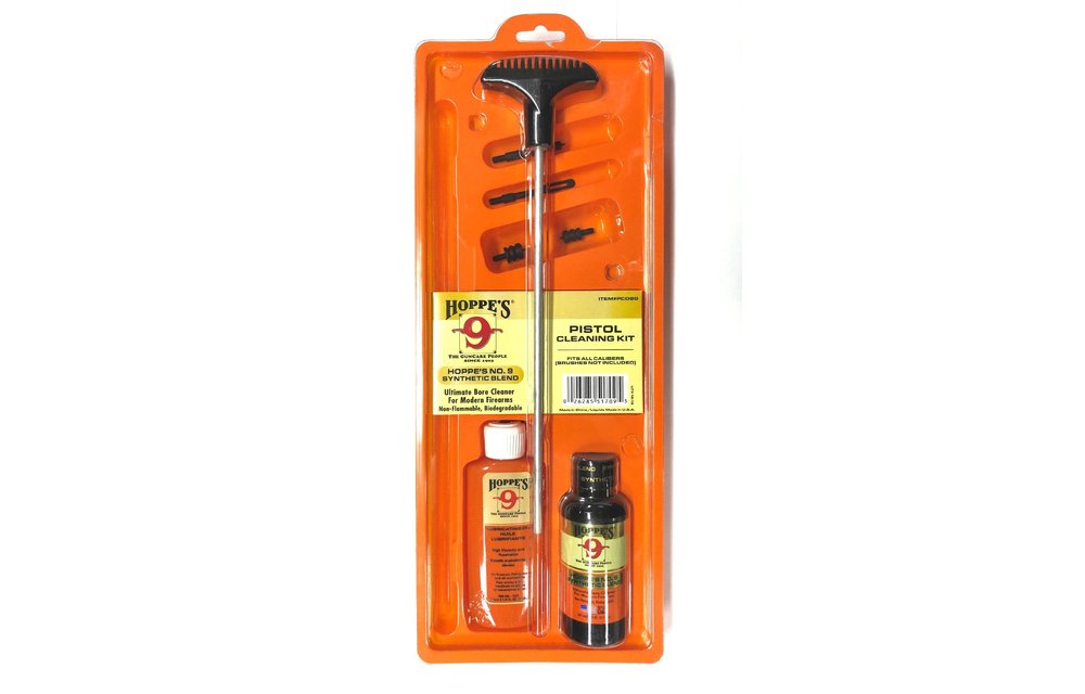PCOBG Hoppes No. 9 Synthetic Blend- Pistol Cleaning Kit