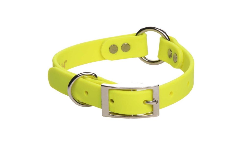 DuraSoft Hunt Collar - Yellow 3/4" x 14"