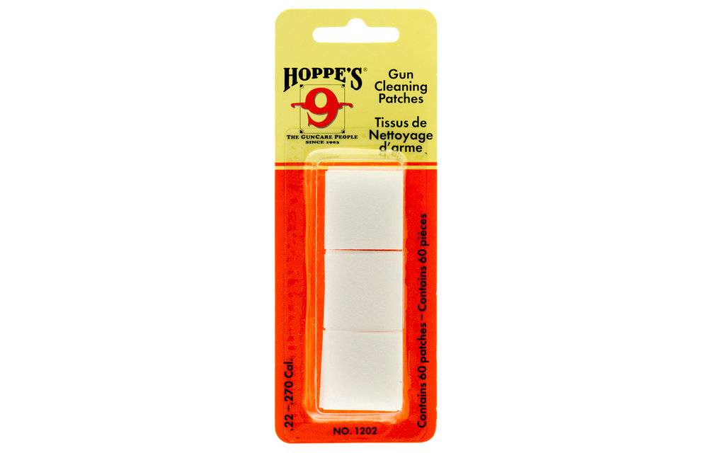 1202 Hoppes Patch 22 -270 Cal NO 2, 60 PACK, POLY BAG