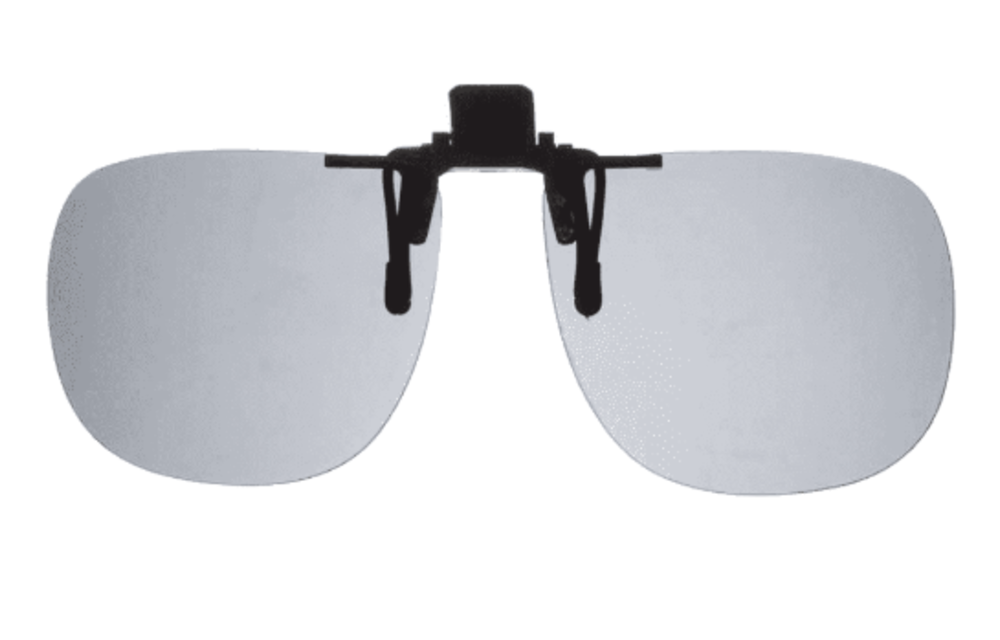 Aviator Grey Polarized Lens Clip n Flip Sunglasses