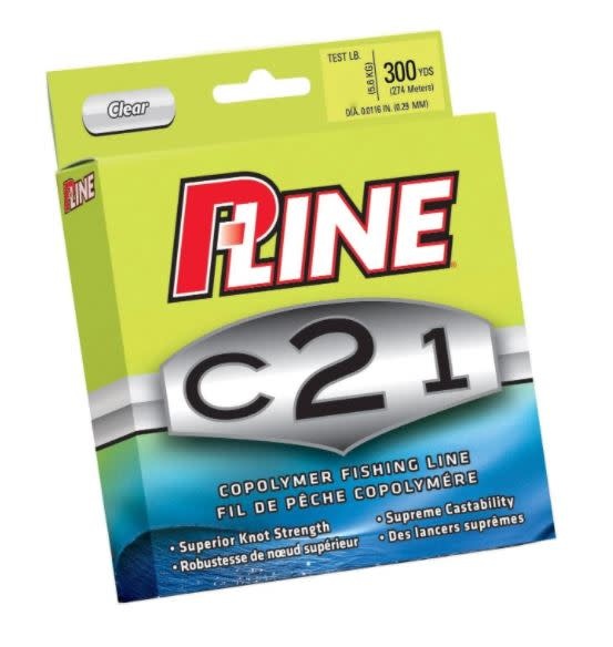 P-Line C21F-6 C21 Copolymer Fishing Line 6lb 300yd Filler Clear - Black  Sheep Sporting Goods