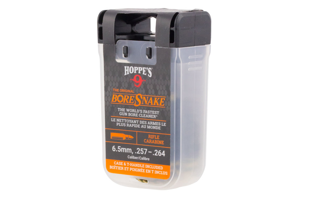 Hoppes 24013D BoreSnake Den 6.5mm/257-264 Cal Rifle Bronze Brush