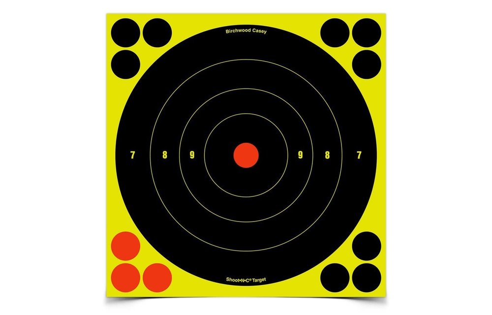 34825 Birchwood Casey Shoot N C Bullseye 8" Target 30 Pack