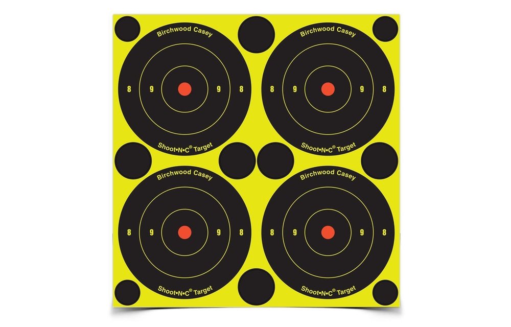 SHOOT•N•C® 3" BULL'S-EYE TARGET - 48 TARGETS