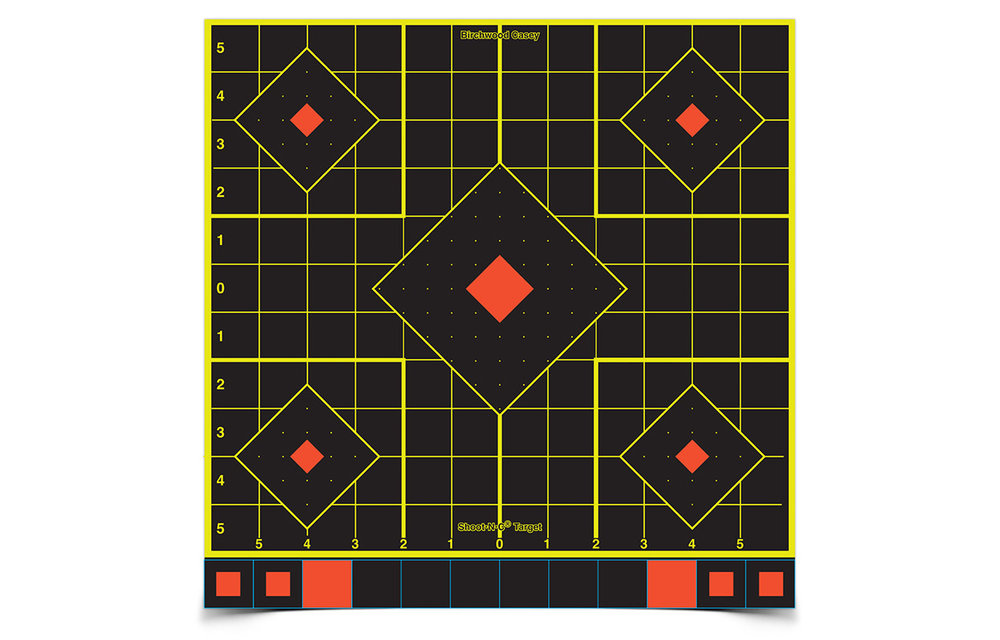 34207 Birchwood Casey Shoot N C 12" Sight-In Target - 5 targets