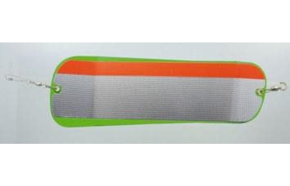 Hot Spot 591 11" Stryper Flasher Red on Green, Silver Mylar