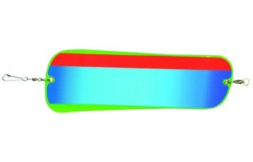 HOTSPOT 11" FLASHER,M.JELLY RS GLO-GR UV (UV Moon Jelly Red Stripe Glo Green)