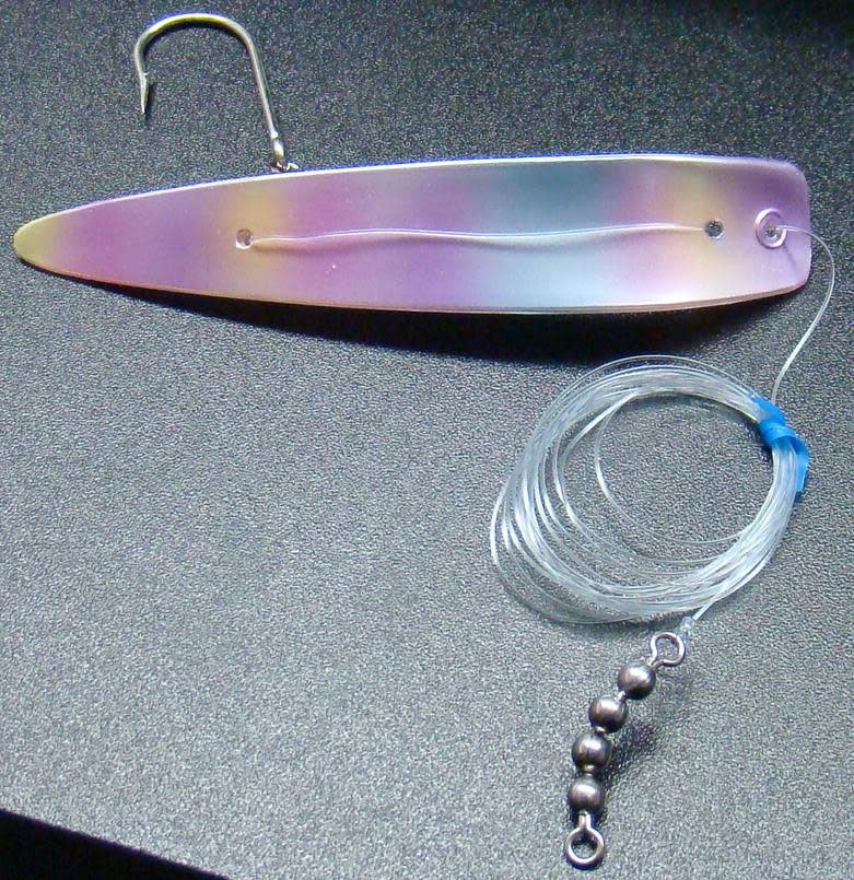 Hot Spot A5-156R Apex Trolling Lure 4.5, 4/0 Siwash Hook, Mother of