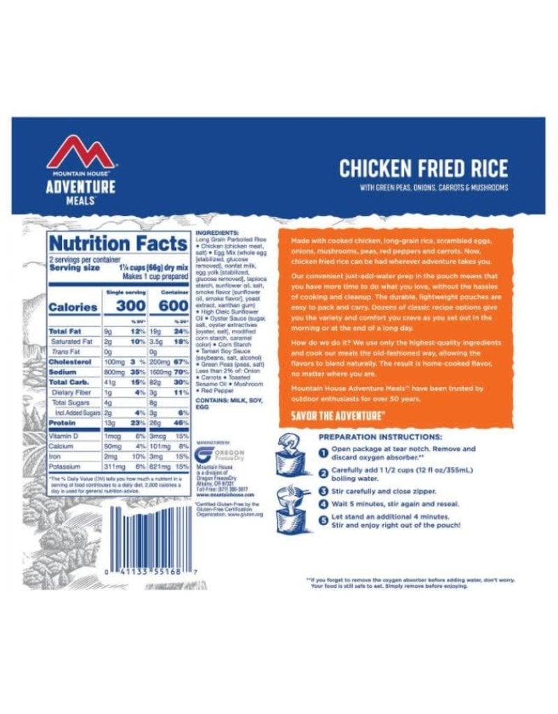 Mountain House Mountain House Adventure Meals Chicken Fried Rice CLEAN LABEL