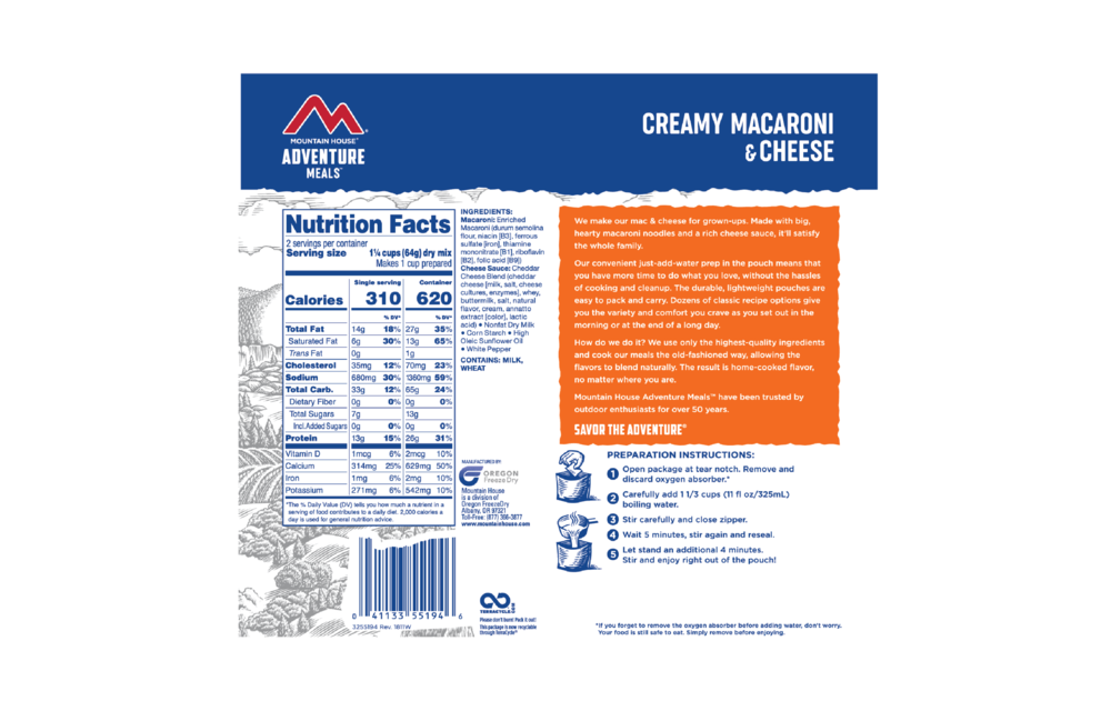 Creamy Macaroni & Cheese CLEAN LABEL