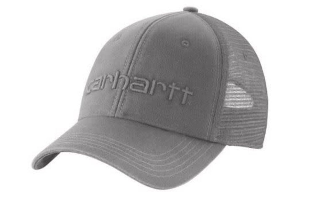 Dunmore Cap, Asphalt, 101195-066OFAA M Cnvs Msh Bck Logo Grphc Cap 066