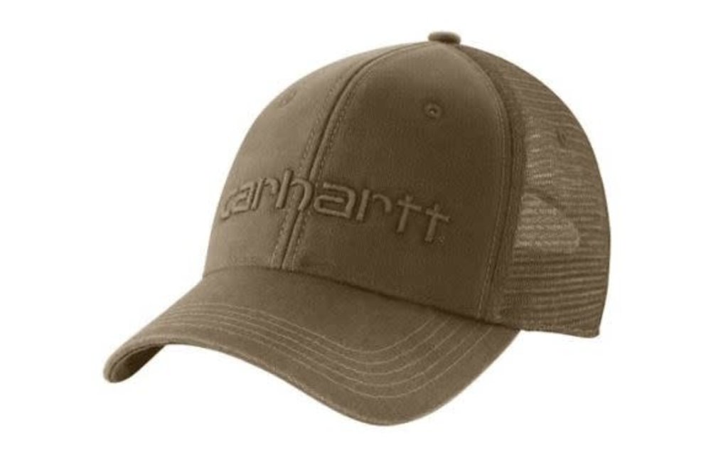 Carhartt Dunmore Cap 101195-235OFAA M Cnvs Msh Bck Logo Grphc Cap 235-Light Brown
