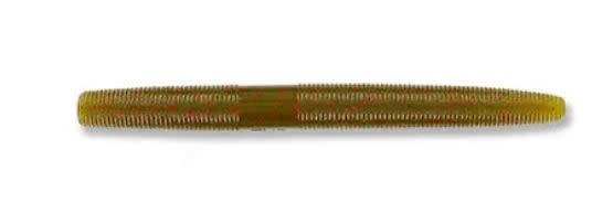 Yamamoto 9S-10-357 Senko 4 10Pk Lt Green Pumpkin w/Sm Red Yamamoto 9S-10-357 Senko 4 10Pk Lt Green Pumpkin w/Sm Red