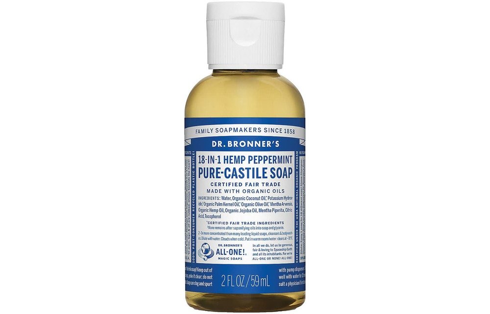 Dr. Bronners PEPPERMINT 2 OZ Soap