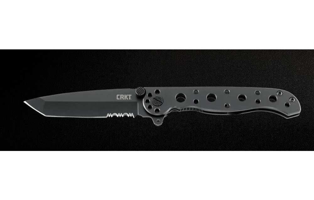 M16®-10KS Tanto Black With Triple Point™ Serrations Stainless Handle