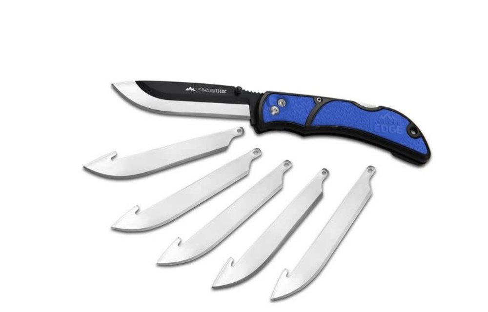 RAZOR-LITE EDC (Blue, 6-Blades) – Blister