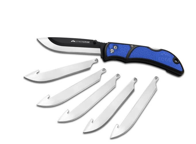RAZORLITE EDC (Blue, 6Blades) Blister Black Sheep Sporting Goods