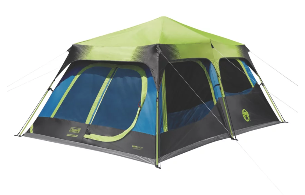10-Person Dark Room Instant Cabin Tent with Rainfly