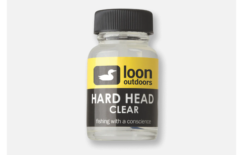 LOON HARD HEAD FLY FINISH, CLEAR