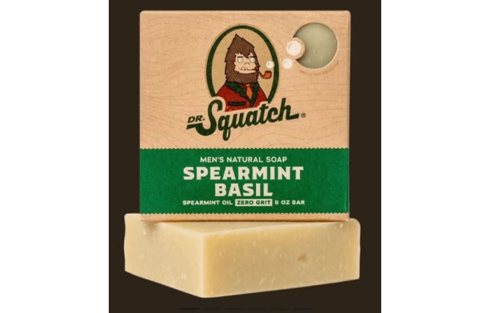 Spearmint Basil Scrub Bar Soap