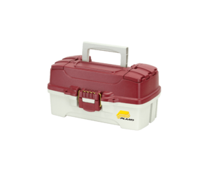 Plano 1 TRAY TACKLE BOX W/ DUAL TOP ACCESS RED
