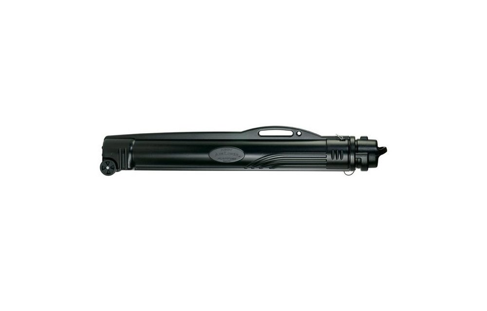 Plano JUMBO AIRLINER TELESCOPING ROD CASE BLACK Black Sheep Sporting Goods