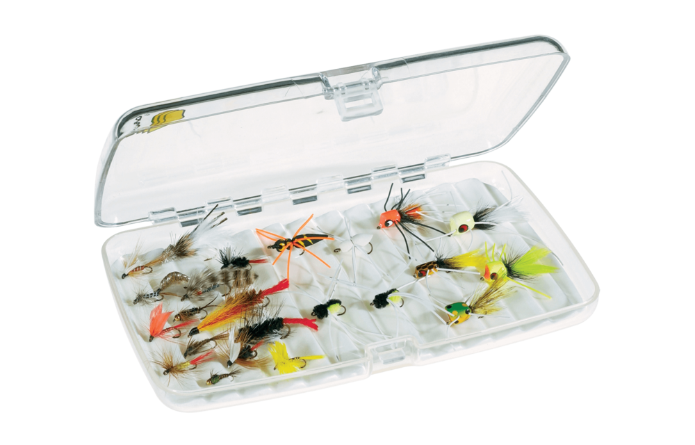 Plano LARGE FLY BOX CLEAR Black Sheep Sporting Goods