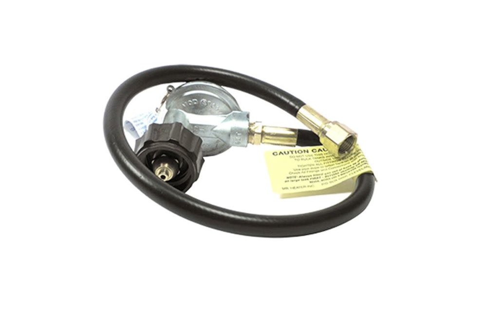 22" REPL. PROPANE BBQ HOSE & REGULATOR ASSEMBLY W/APPLIANCE END FITTING