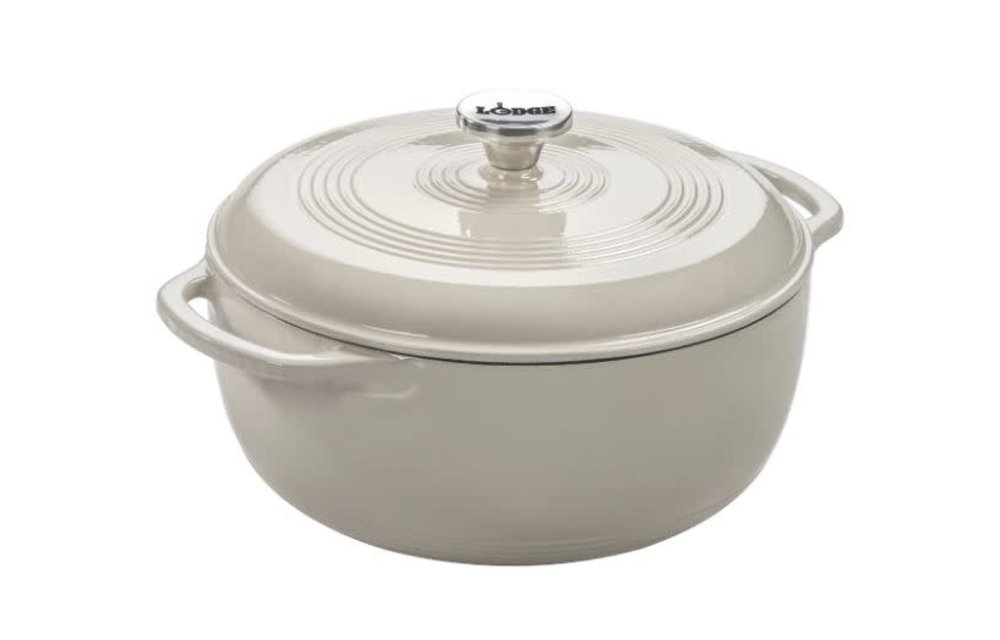6qt. Enamel Cast Dutch Oven Color Oyster