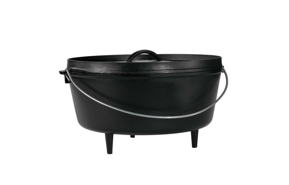 10 Inch / 4 Quart Cast Iron Camp Dutch Oven