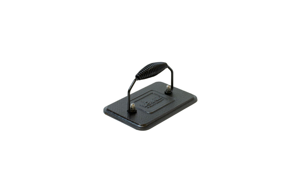 6.75 x 4.5 Inch Cast Iron Grill Press