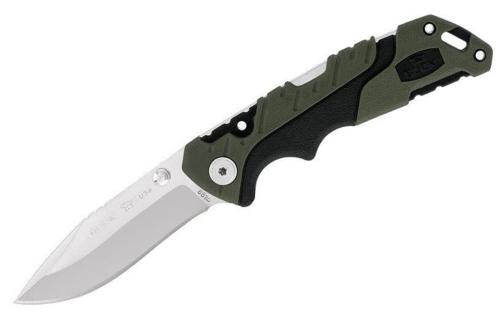 661 Pursuit SM Folder Blk/Grn Hndl