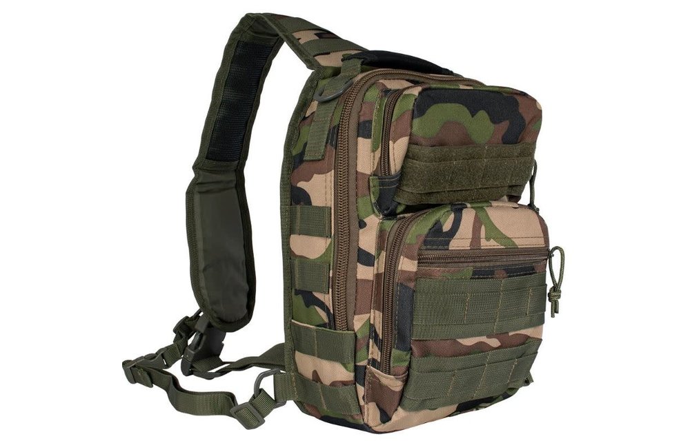 51-554 Stinger Sling Pack Woodland Camo