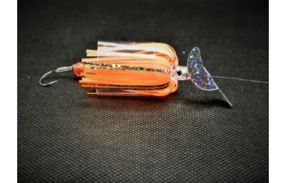 2" Orange Crush UV Trolling Fly