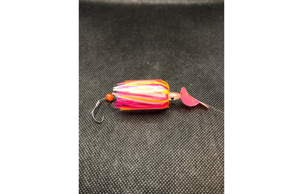 2" Pink/Orange UV Trolling Fly