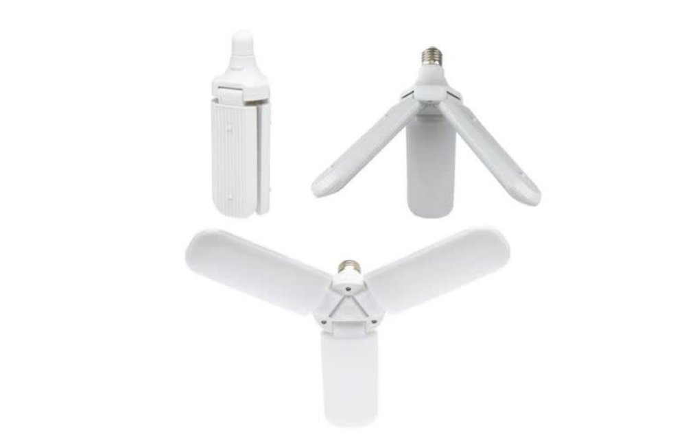 LitezAll 3 Bulb A/C Powered Folding Light