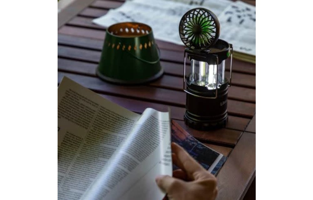 LitezAll Pull Up Lantern with Built-In Fan