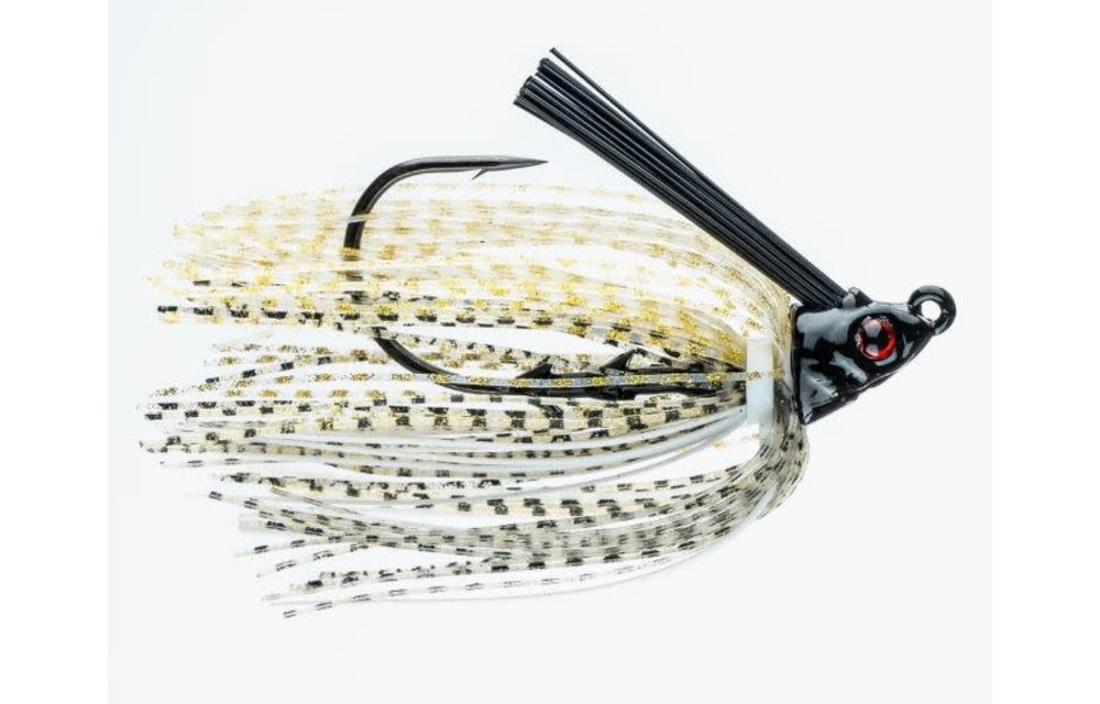 75131 FT Swim Jig Golden Shiner 1/4 oz Jig 5/0 VMC 30 degree vertical eye