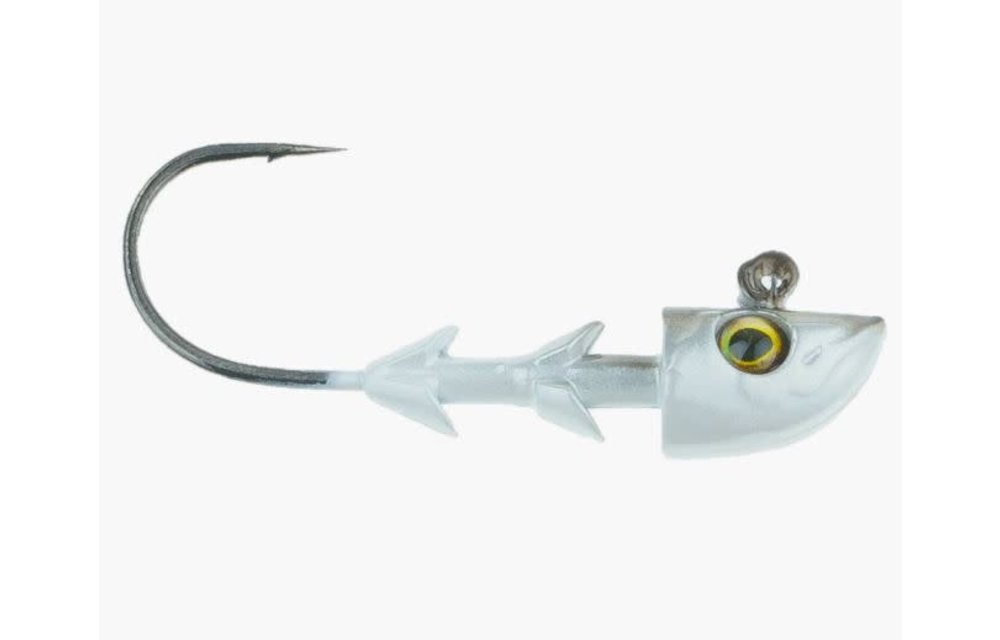 13141 Swimbait Heads Black Shad 3/8 oz Terminal Tackle Swimbait 4/0 Gami 3 pk