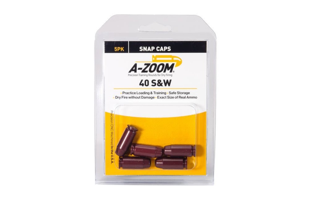 A-ZOOM 40 S & W SNAP CAP 5PK