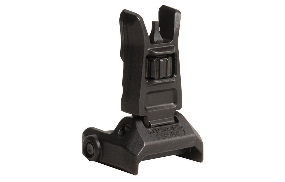 Magpul MAG275-BLK MBUS Pro Sight - Front All Steel, Black, Elevation