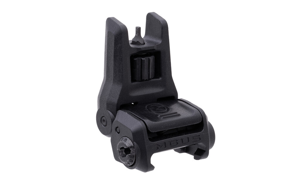 Magpul MAG1166-BLK MBUS 3 Front Sight Flip Up Black for AR-15, AR-10, M4, M16